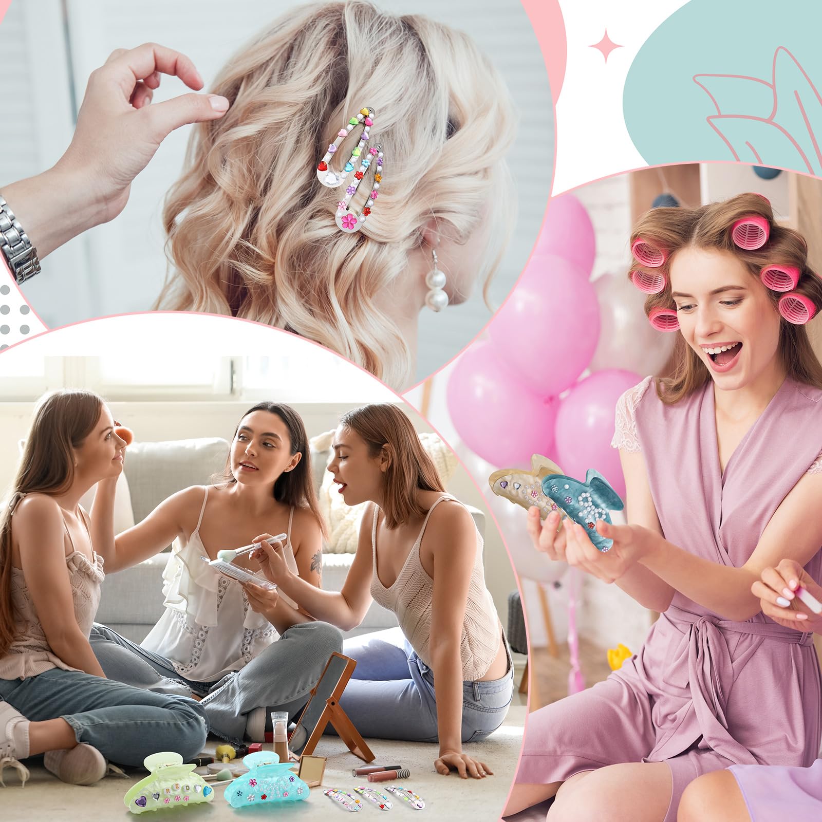 Kathfly stickers-perles-coeurs embellissent chaque accessoire avec finesse.