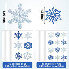 Kathfly flocon-neige pour le visage, look hivernal festif et élégant.