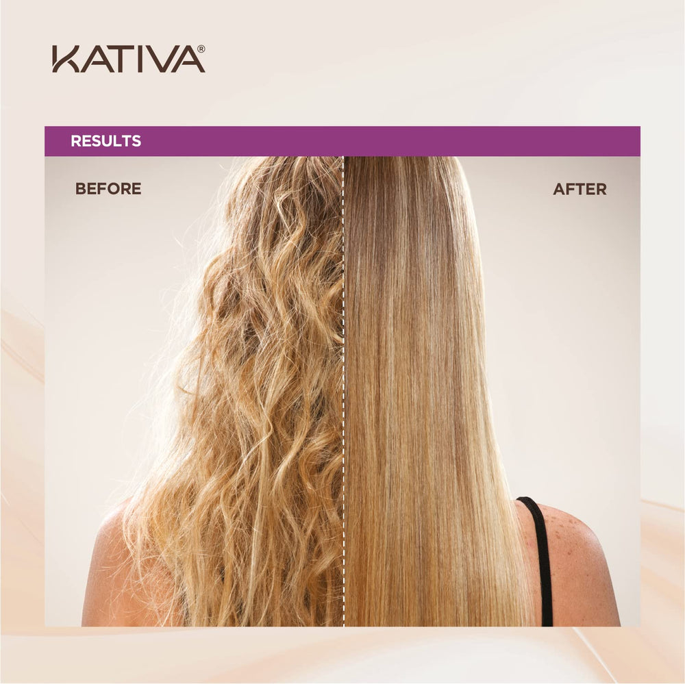 Brosse KATIVA Blonde pour une application uniforme et un brushing maîtrisé.