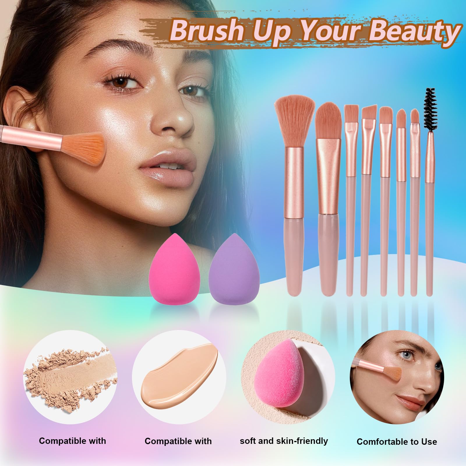 KAVCENT coffret cadeau maquillage adolescentes, idée cadeau idéale.