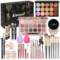 KAVCENT coffret maquillage 18 ombres pour des regards expressifs et polyvalents.