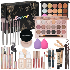 KAVCENT ensemble maquillage avec palette 18 ombres pour des looks variés au quotidien