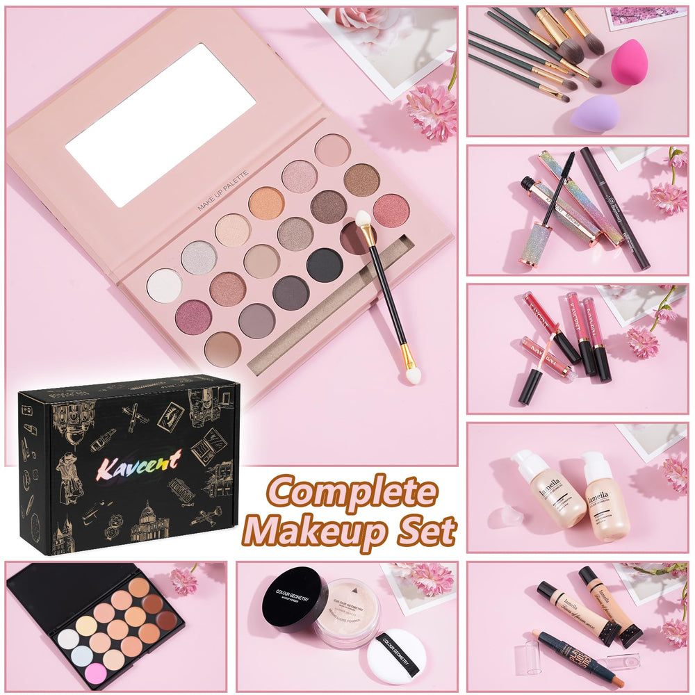 KAVCENT coffret maquillage complet pour femmes et adolescentes.