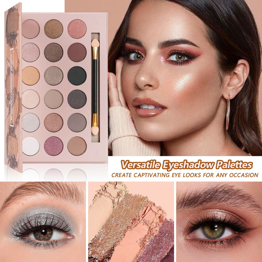 KAVCENT mascara et lip gloss pour des yeux définis et des lèvres brillantes.