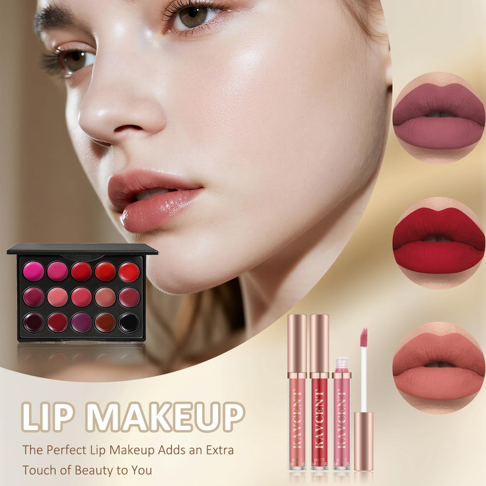 KAVCENT pinceaux maquillage-kit pour une application fluide et précise