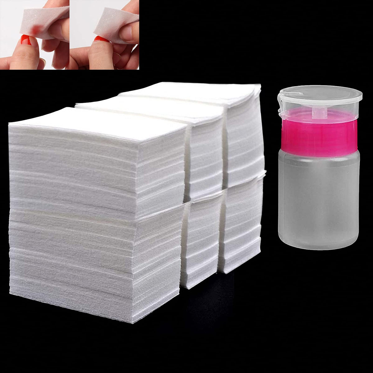 Coton Kavya pour ongles sans peluches, idéal pour une manucure propre