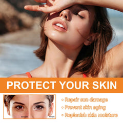 Absorption rapide du produit sur le corps et le visage.