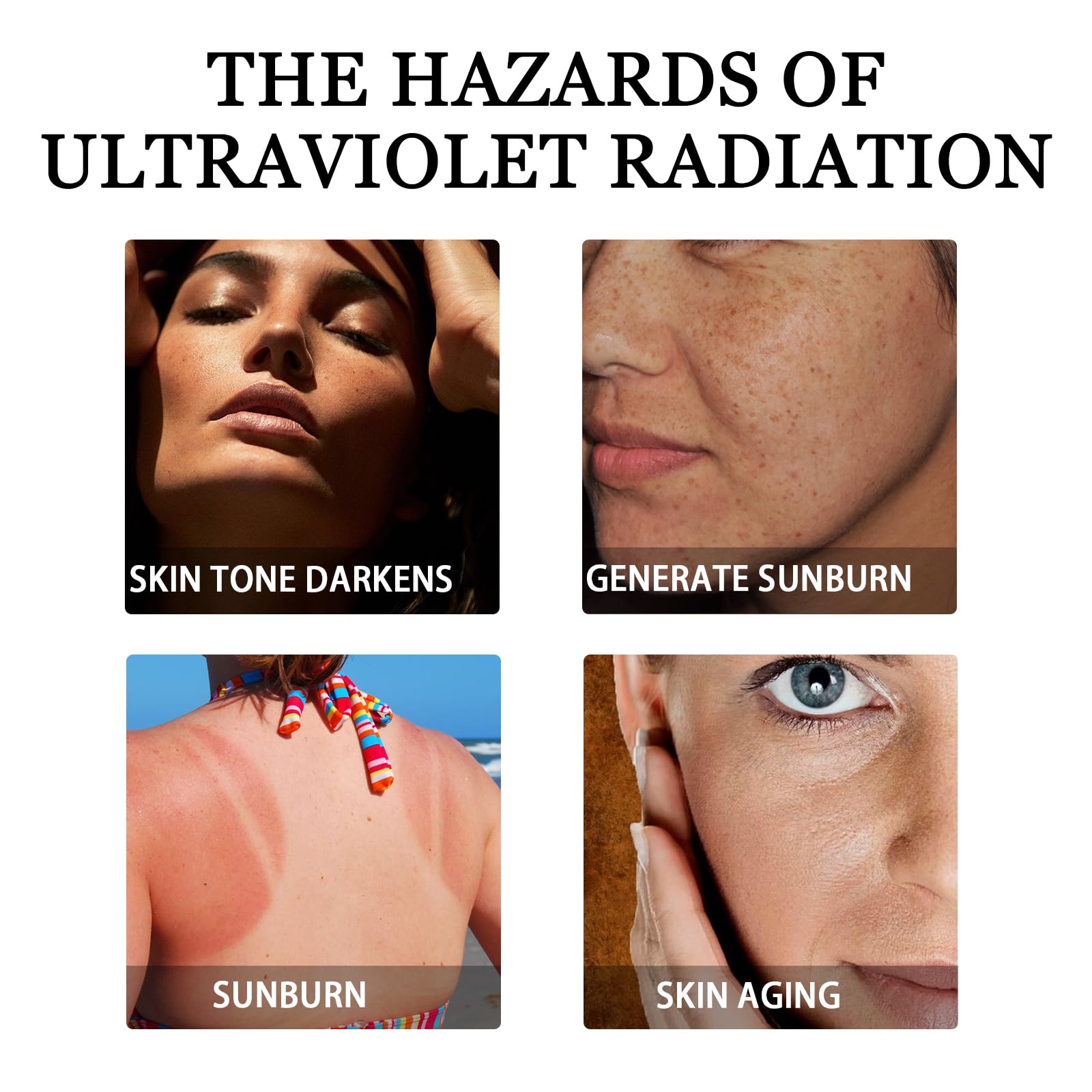Protection UV avec antioxydants pour la peau.