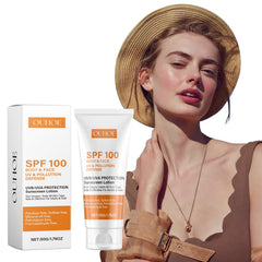 Texture légère sans huile sur le visage pour une sensation fraîche.