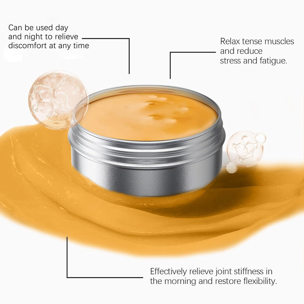 KBSBUBB Neuro Balm application sur genoux et jambes après activité.