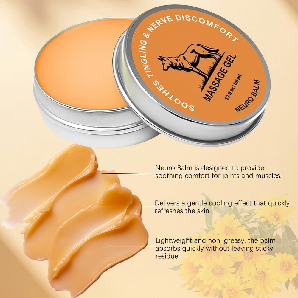 KBSBUBB Neuro Balm idéal sur le cou et les épaules pour confort ciblé.