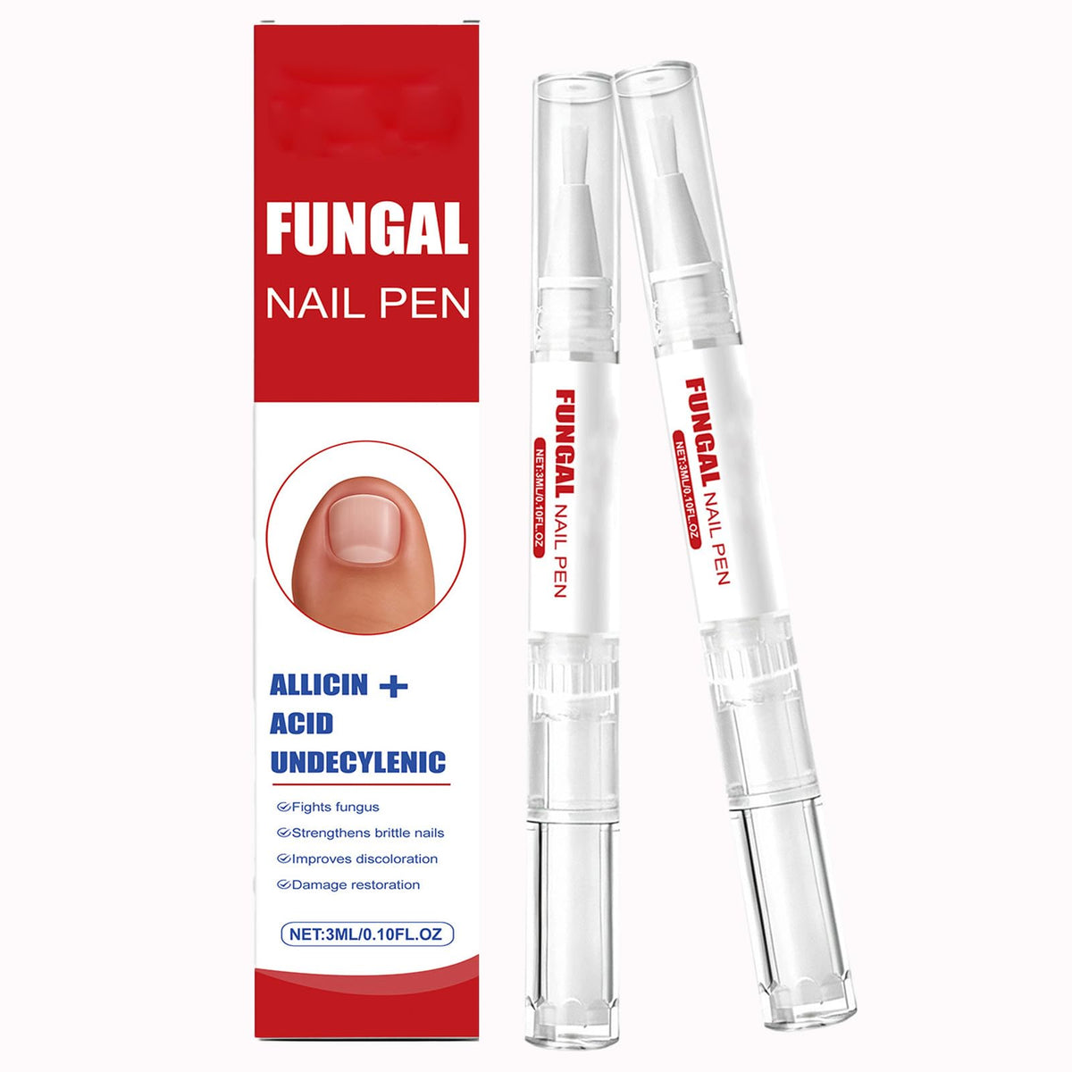 KBSBUBB Stylo soin ongles montrant application ciblée pour ongles plus sains.