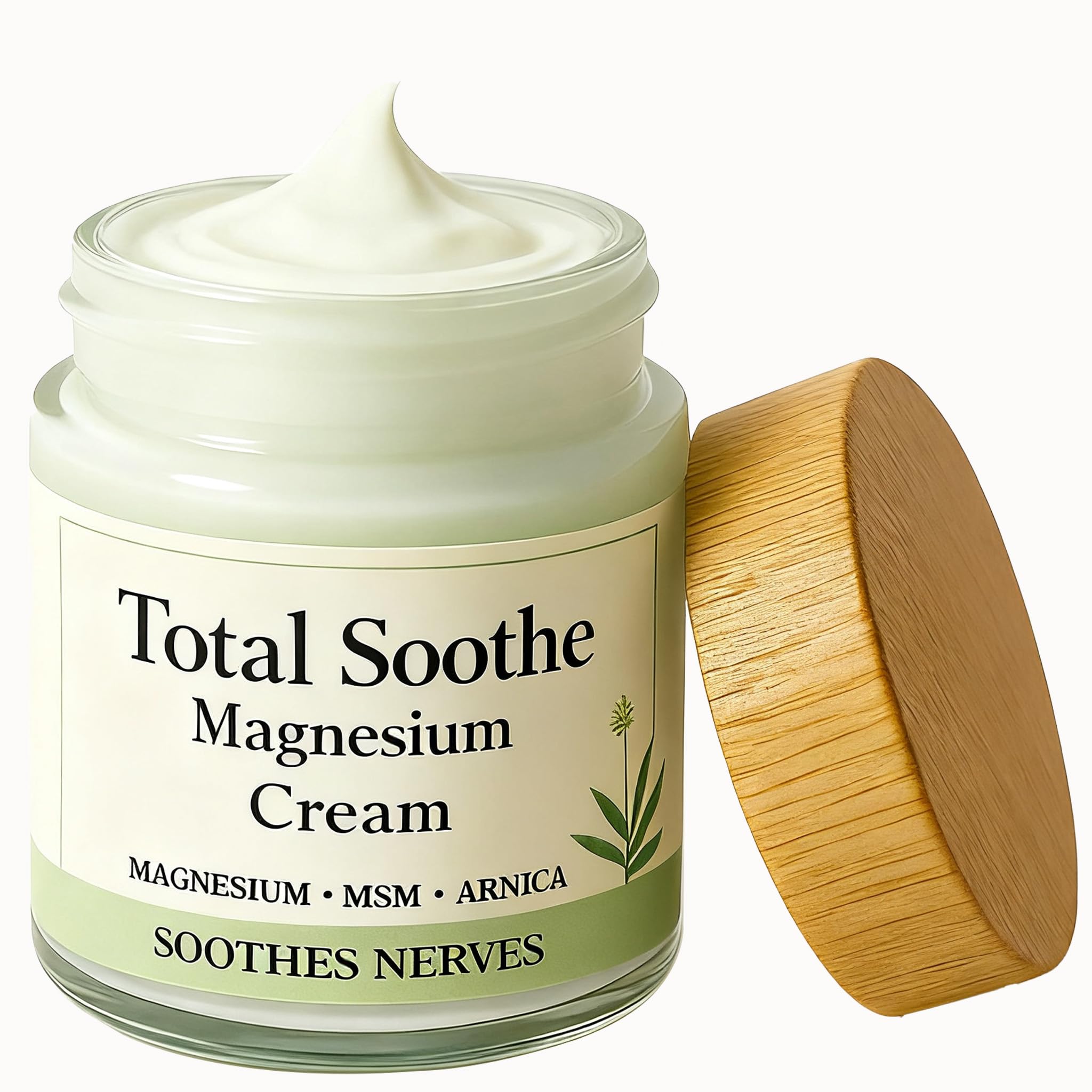 KBSBUBB TotalRelief Crème Magnésium — flacon pratique, soulagement rapide des articulations.