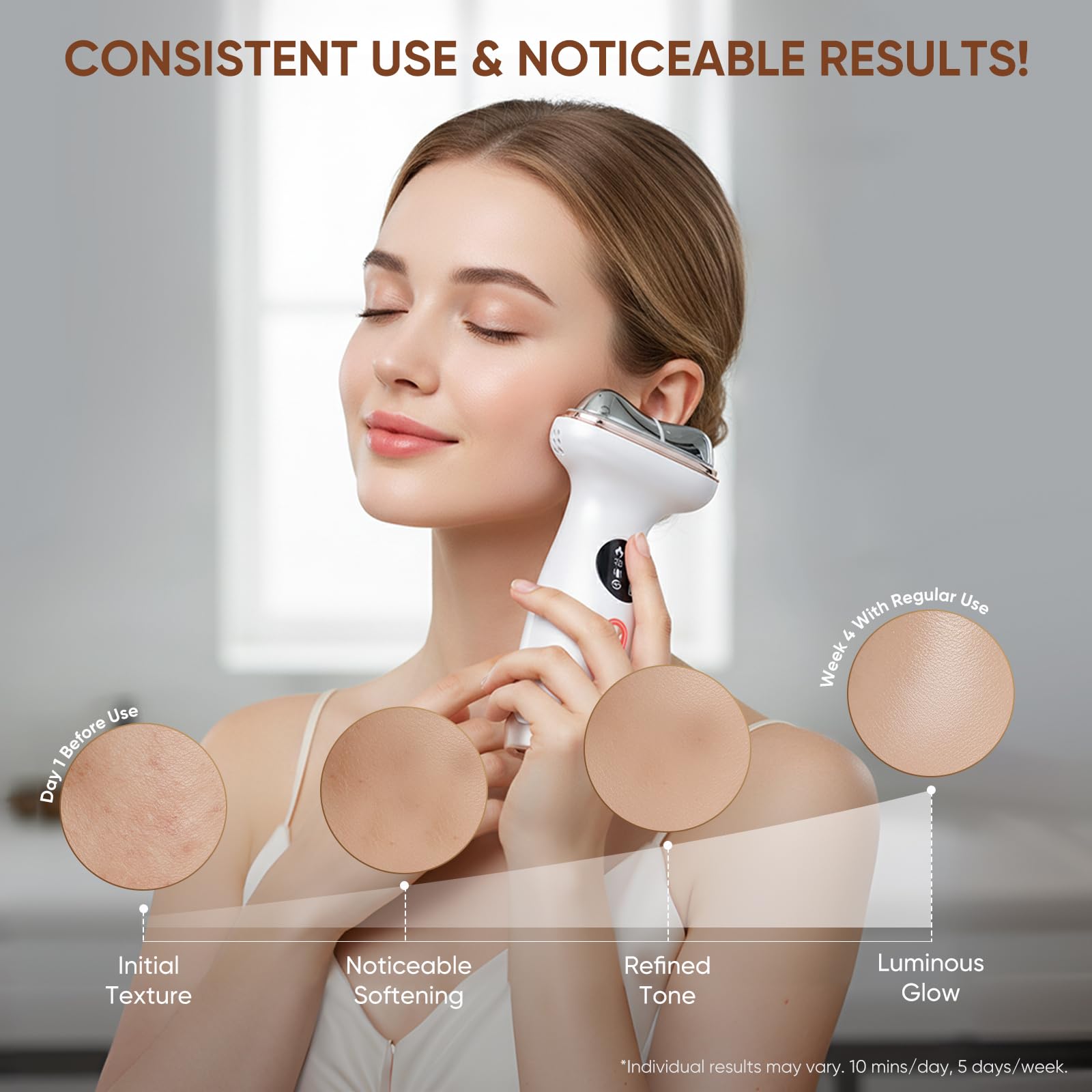 Gua sha chauffant Kdune prépare la peau et améliore l’absorption.