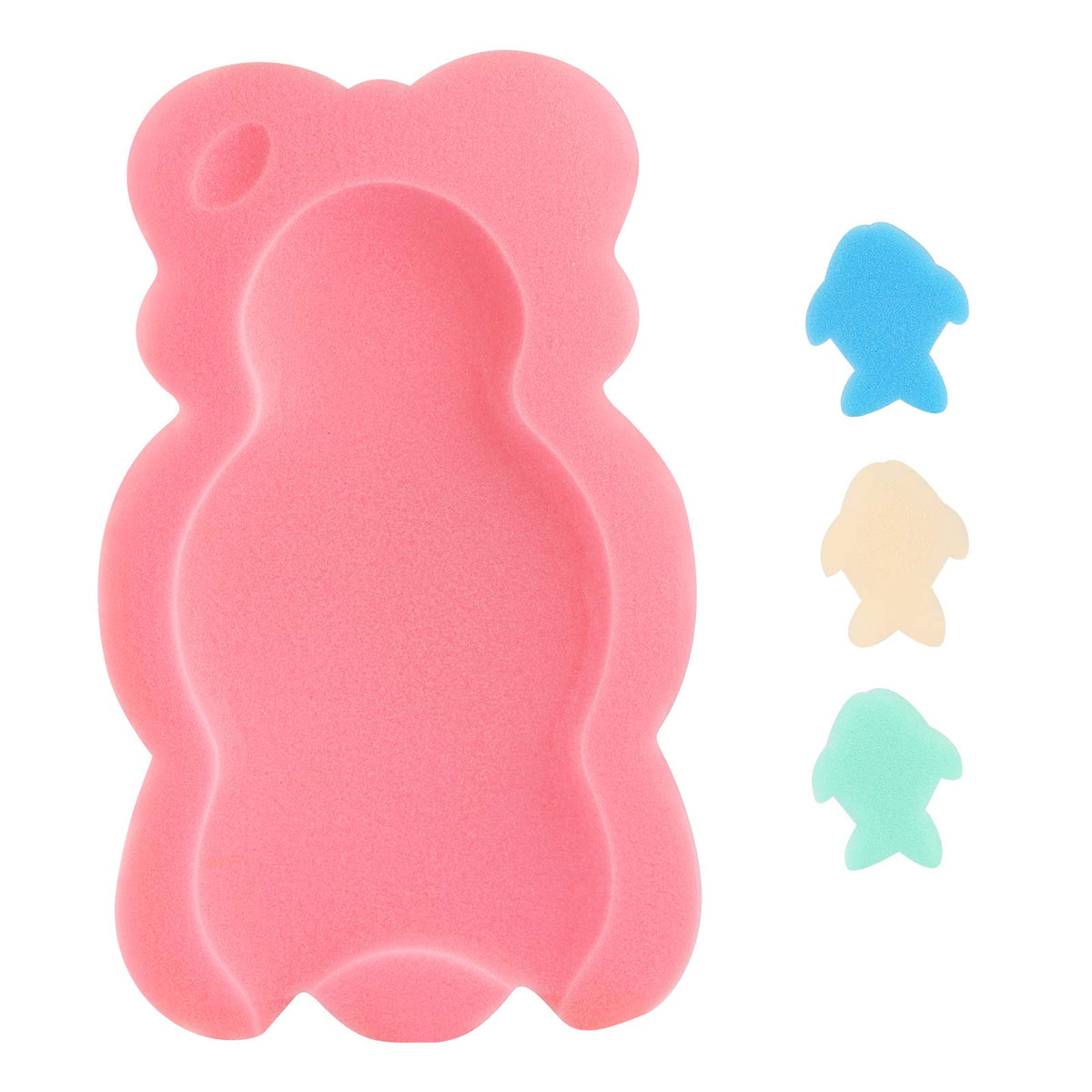 KECUCO coussin bain bébé - gros plan sur le rembourrage doux et sûr.