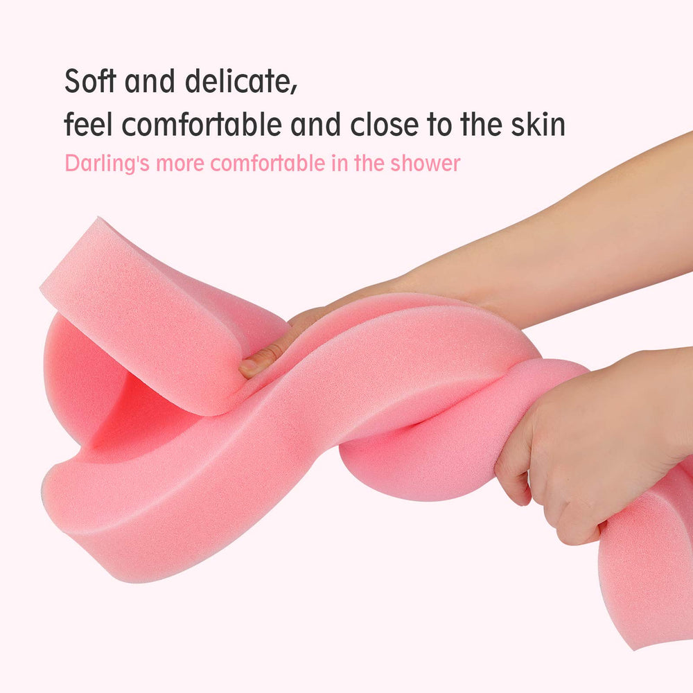 KECUCO coussin bain bébé - couleur rose et confort pour nouveau-né.