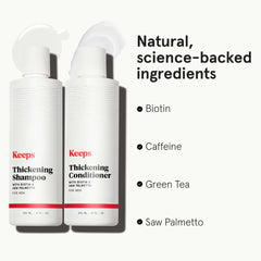Ingrédients naturels Keeps – thé vert et saw palmetto pour une formulation douce