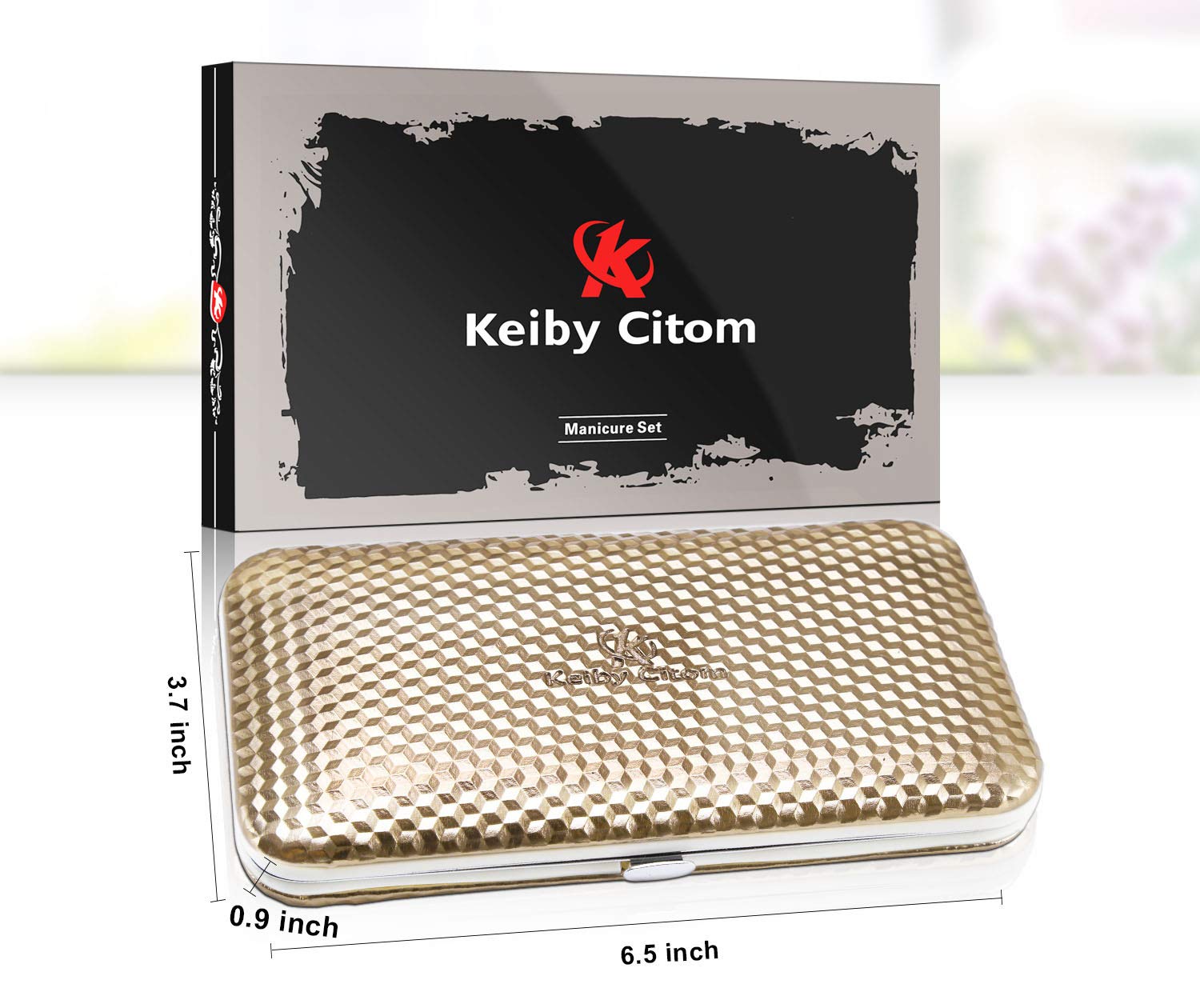 Ciseaux ongles en acier inox Keiby Citom, durables et précis