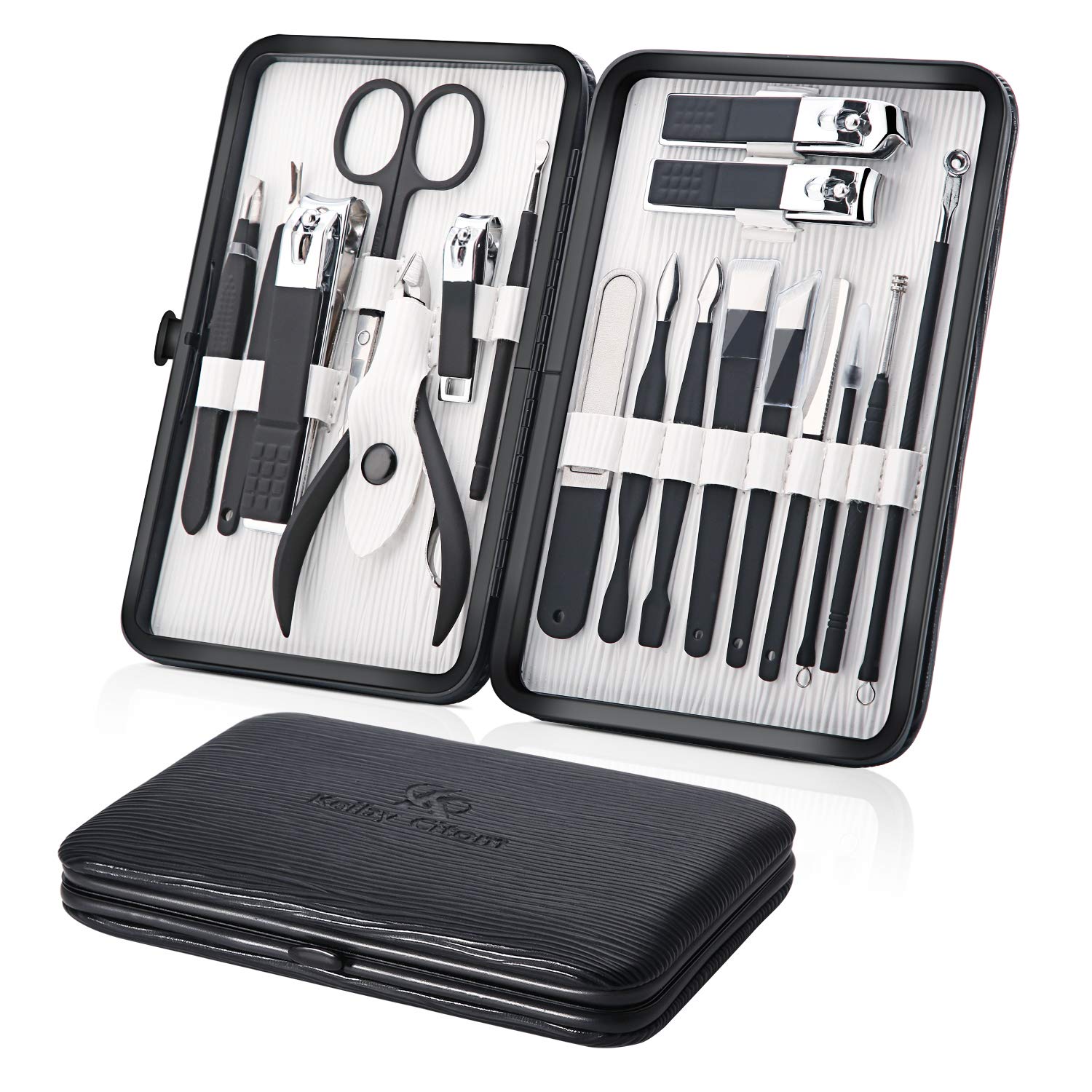 Keiby Citom coupe-ongles professionnel en acier, précision idéale pour manucure à domicile.