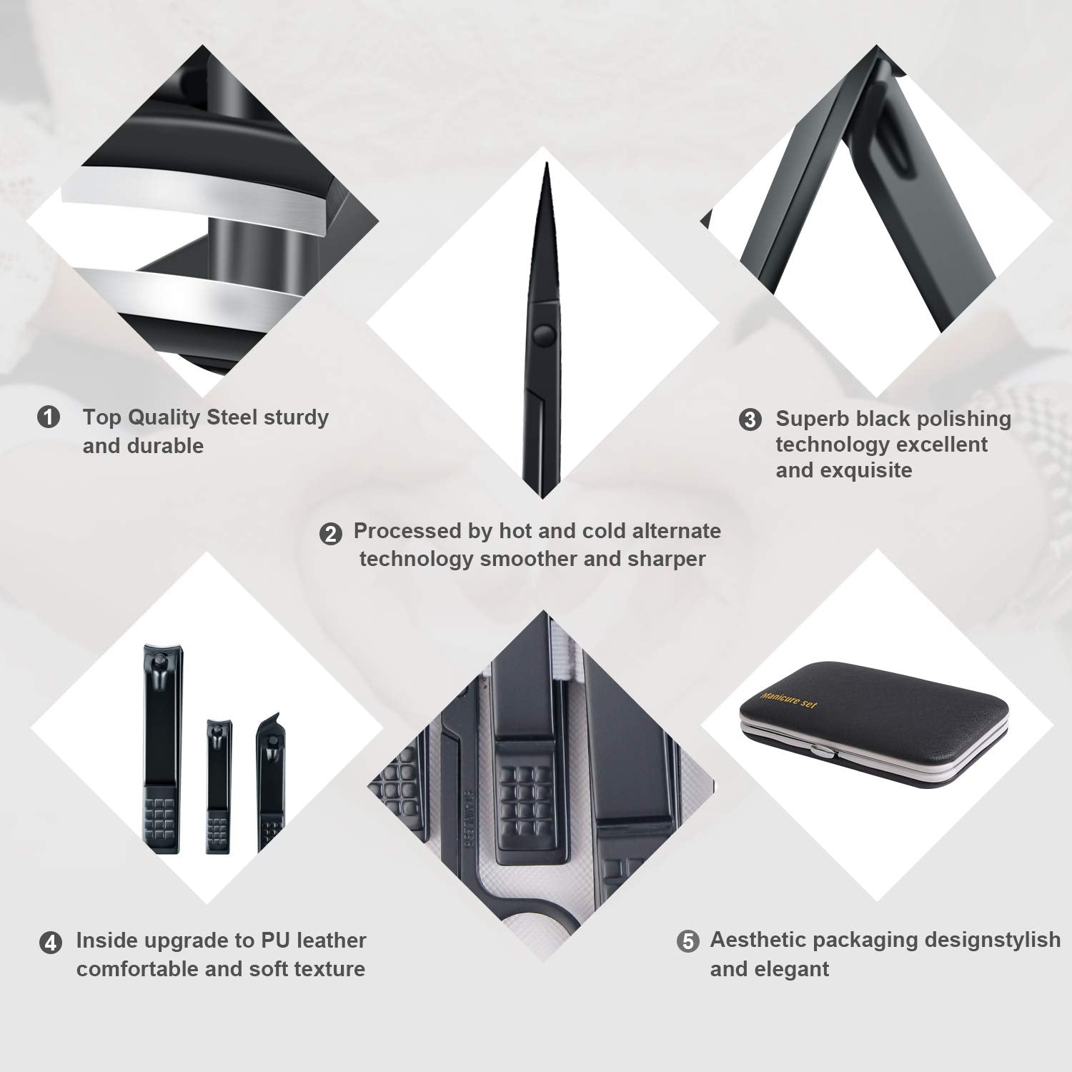 Etui cuir PU noir Keiby Citom, protection et style