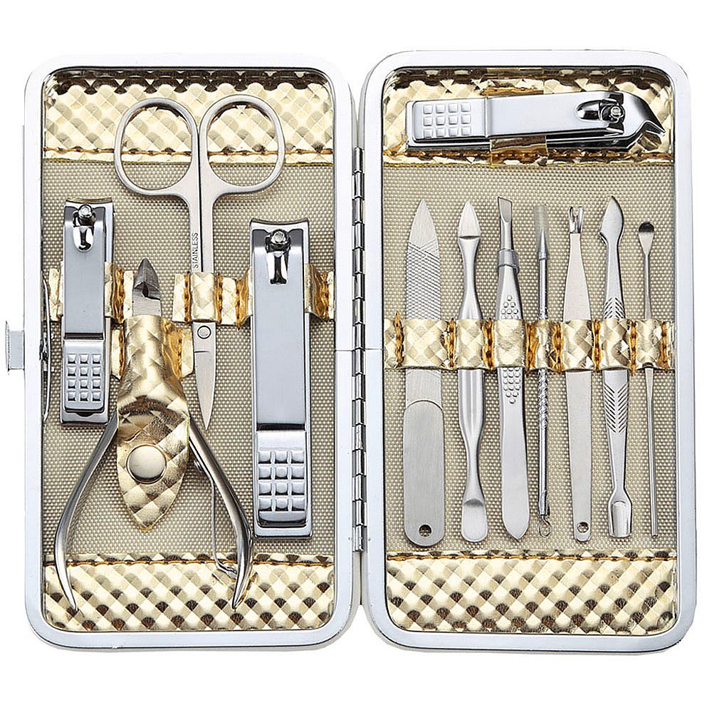 Keiby Citom kit-manucure dore compact prêt pour voyage et maison