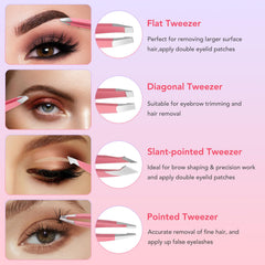 Keiby Citom pinces précision, têtes variées pour tailles différentes