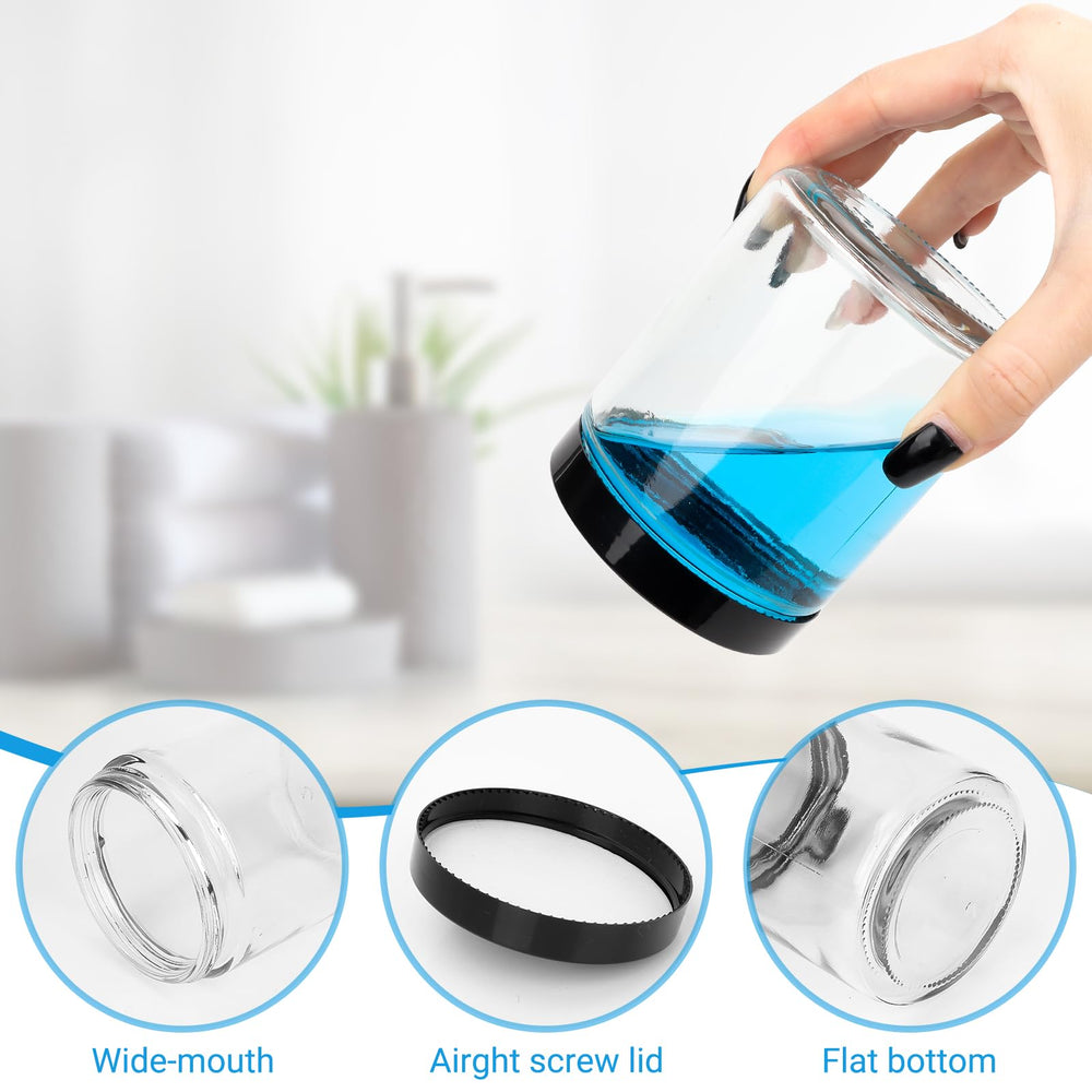 Spatules incluses pour prélever les produits proprement sans contamination.