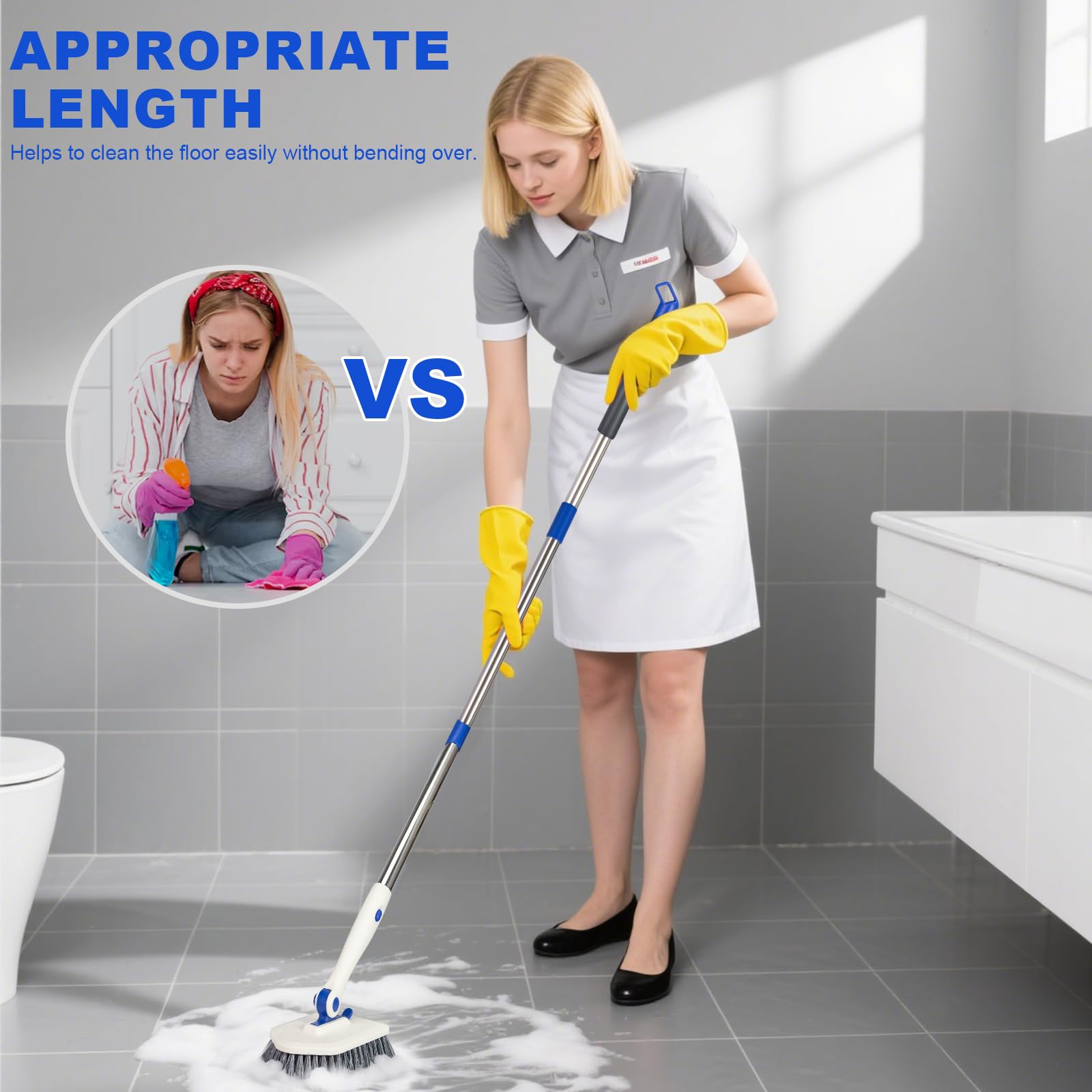 En action, le kit Keleekelin assure une propreté efficace et sans effort.