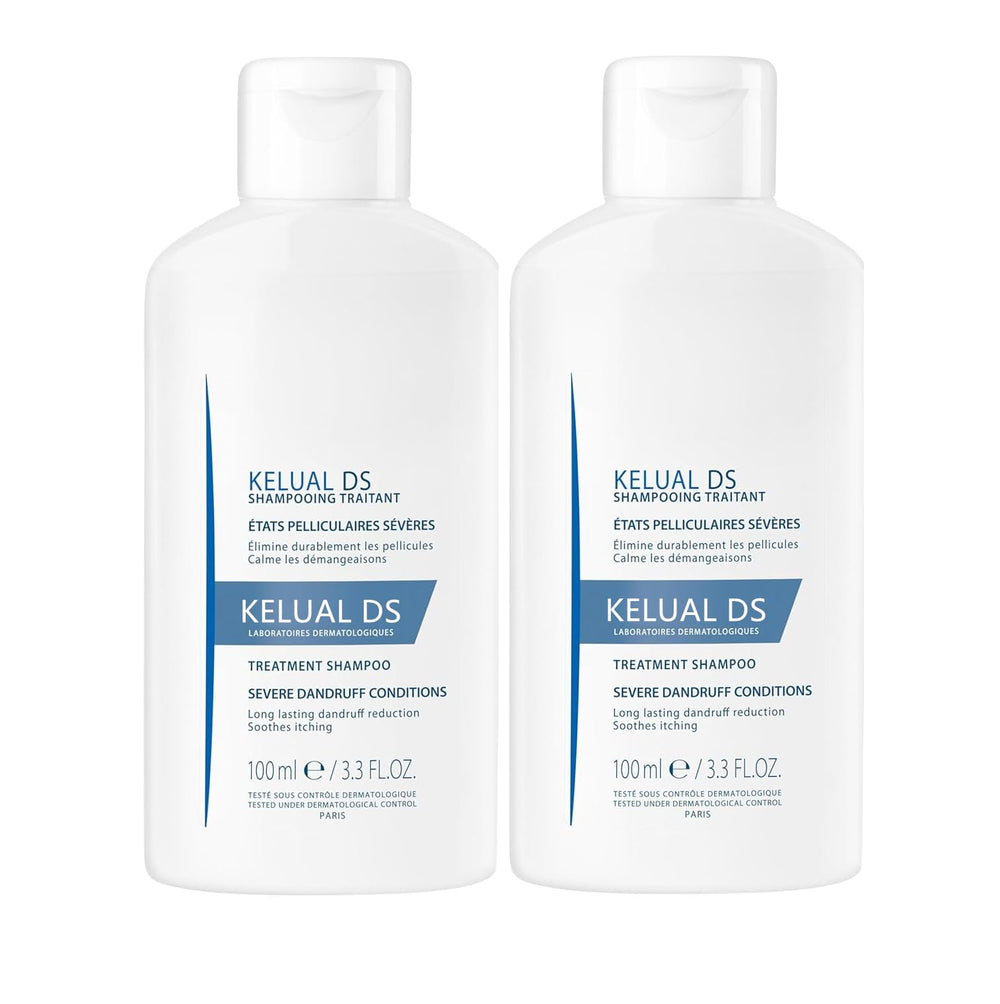 Shampoing KELUAL DS – sensation de fraîcheur et cuir chevelu apaisé.