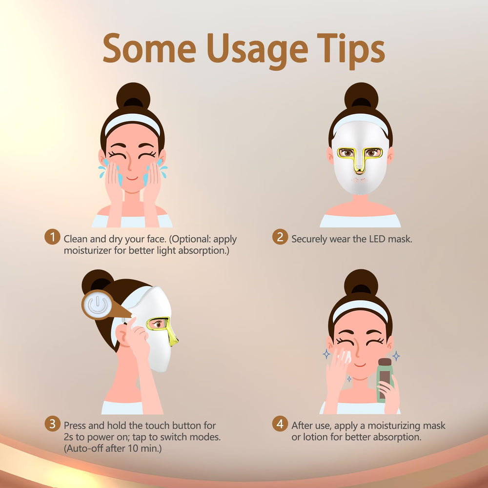 Masque LED Kelyoo emballage élégant, cadeau idéal.