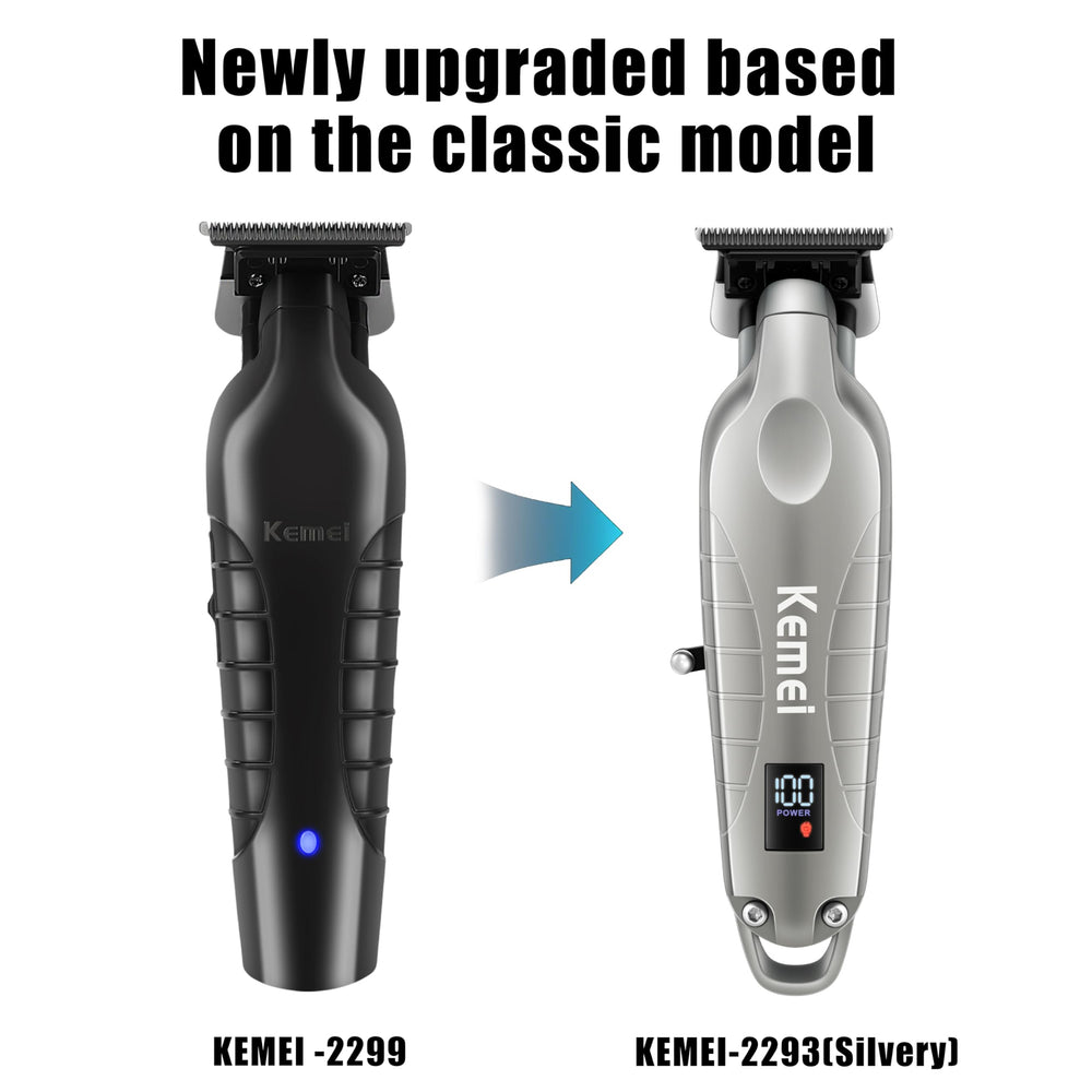 KEMEI 2293 Utilisations barbe et corps faciles et précises.