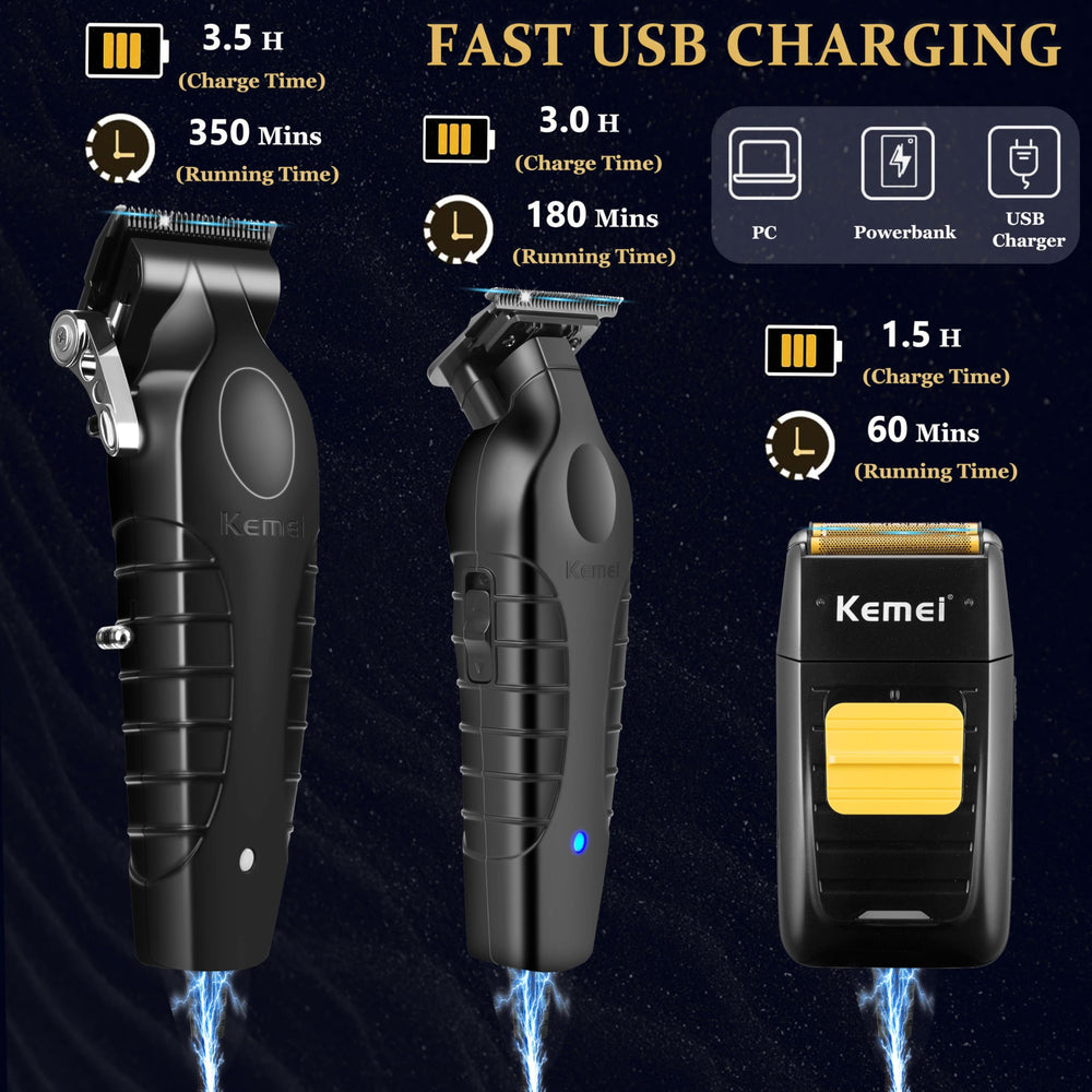 KEMEI Embouts guides-coupes pour varier les longueurs