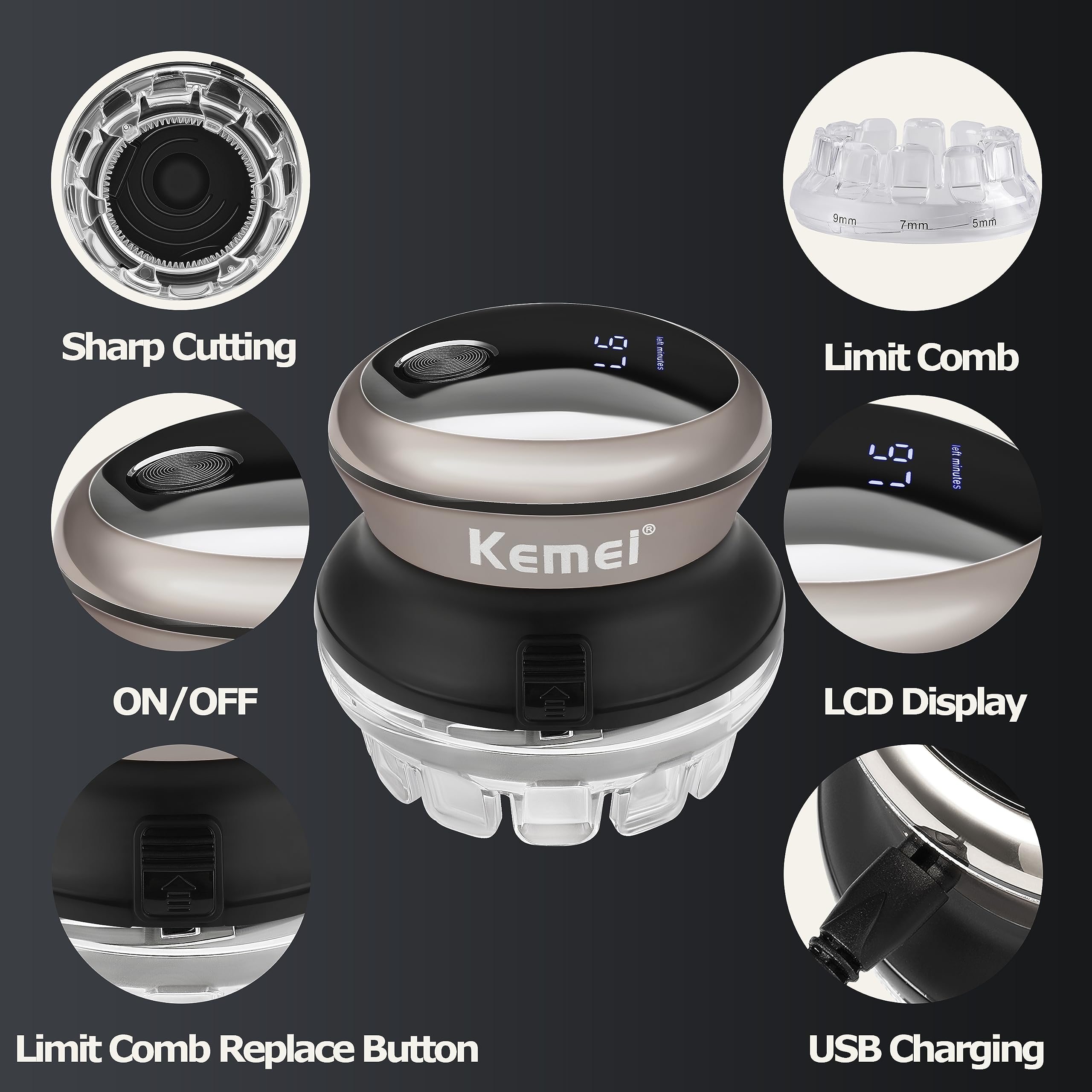 Charge USB rapide du KM-887 pour 60 minutes d autonomie.