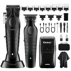 KEMEI tondeuse-cheveux professionnelle pour des coupes nettes à domicile.