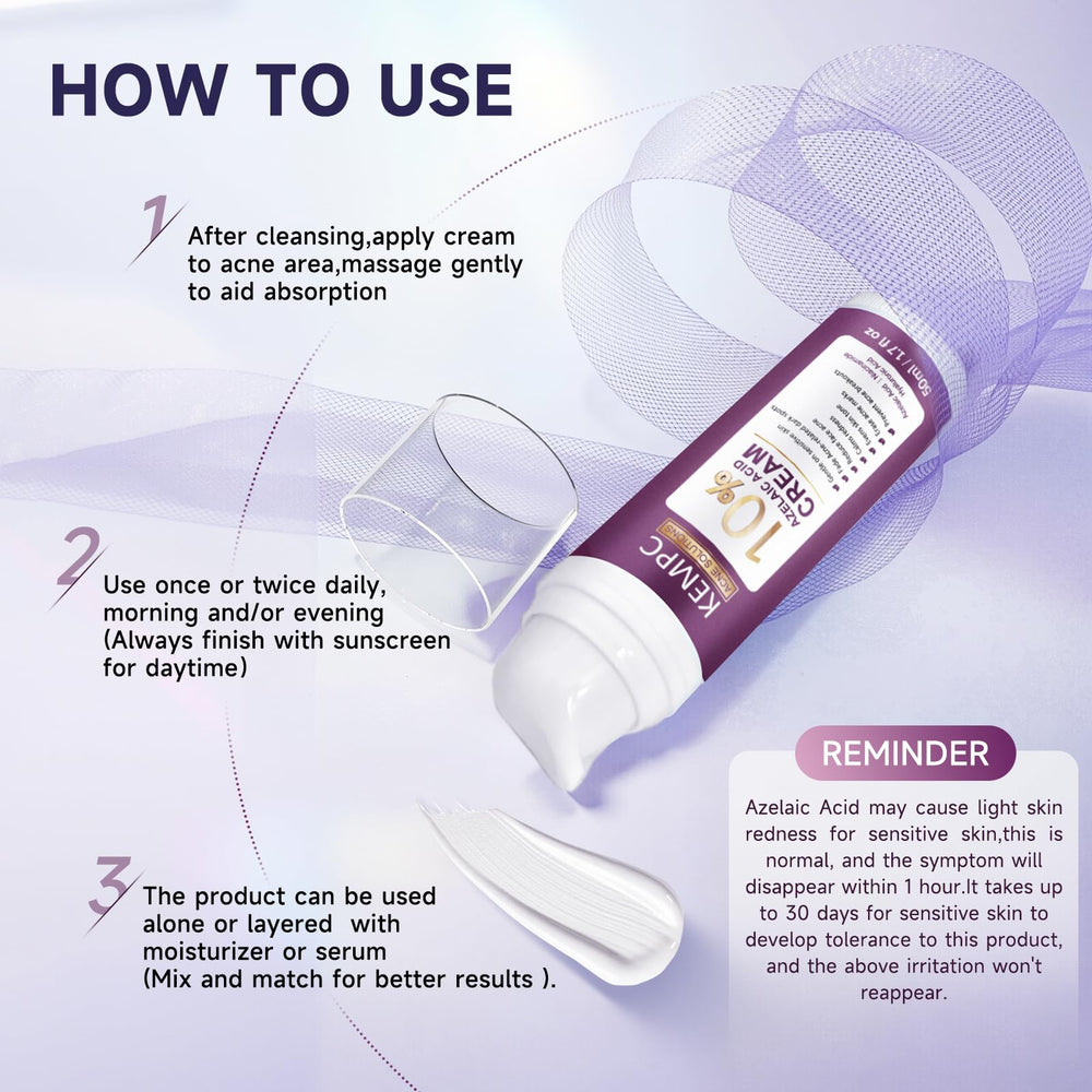 Kempc emballage 1,7 oz - format pratique pour routine quotidienne.