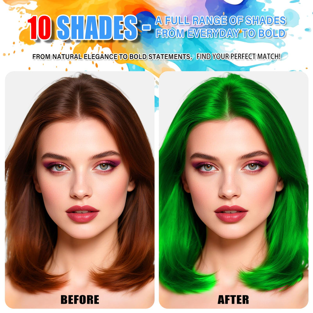 KENINA couleur vert se lave facilement au shampoing après usage.