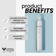 Kenra Design Spray 9: anti-frisottis pour une chevelure plus lisse.