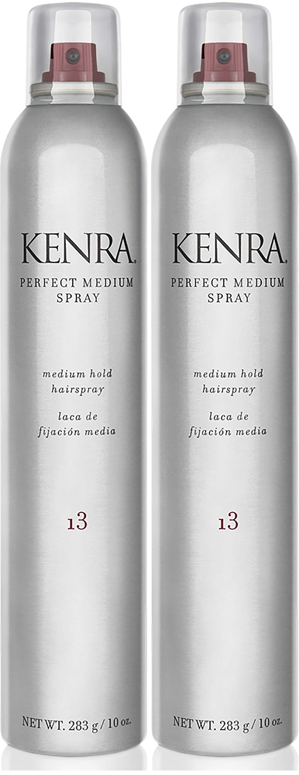 Kenra Perfect Medium Spray : bouteille en avant, tenue légère et sans rigidité.