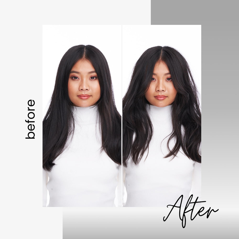 Kenra Platinum Dry Texture Spray — finition mate après utilisation.