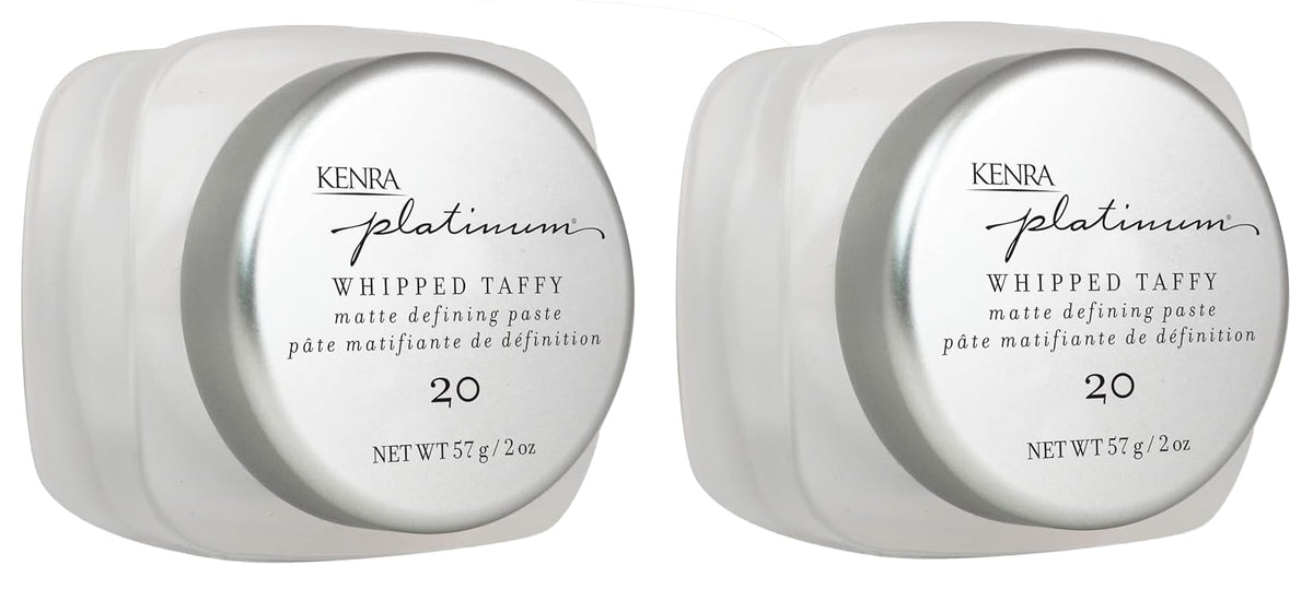 Kenra Platinum Whipped Taffy, bouteille 2oz, fini ultra-matte et fixation modérée.