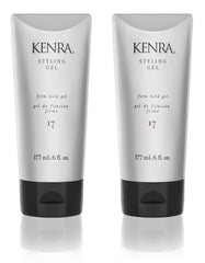 Kenra Styling Gel 17 : flacon haute tenue, fixation solide et sans résidu.