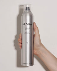 Kenra Volume Spray 25, effet volume maximal pour cheveux volumineux.