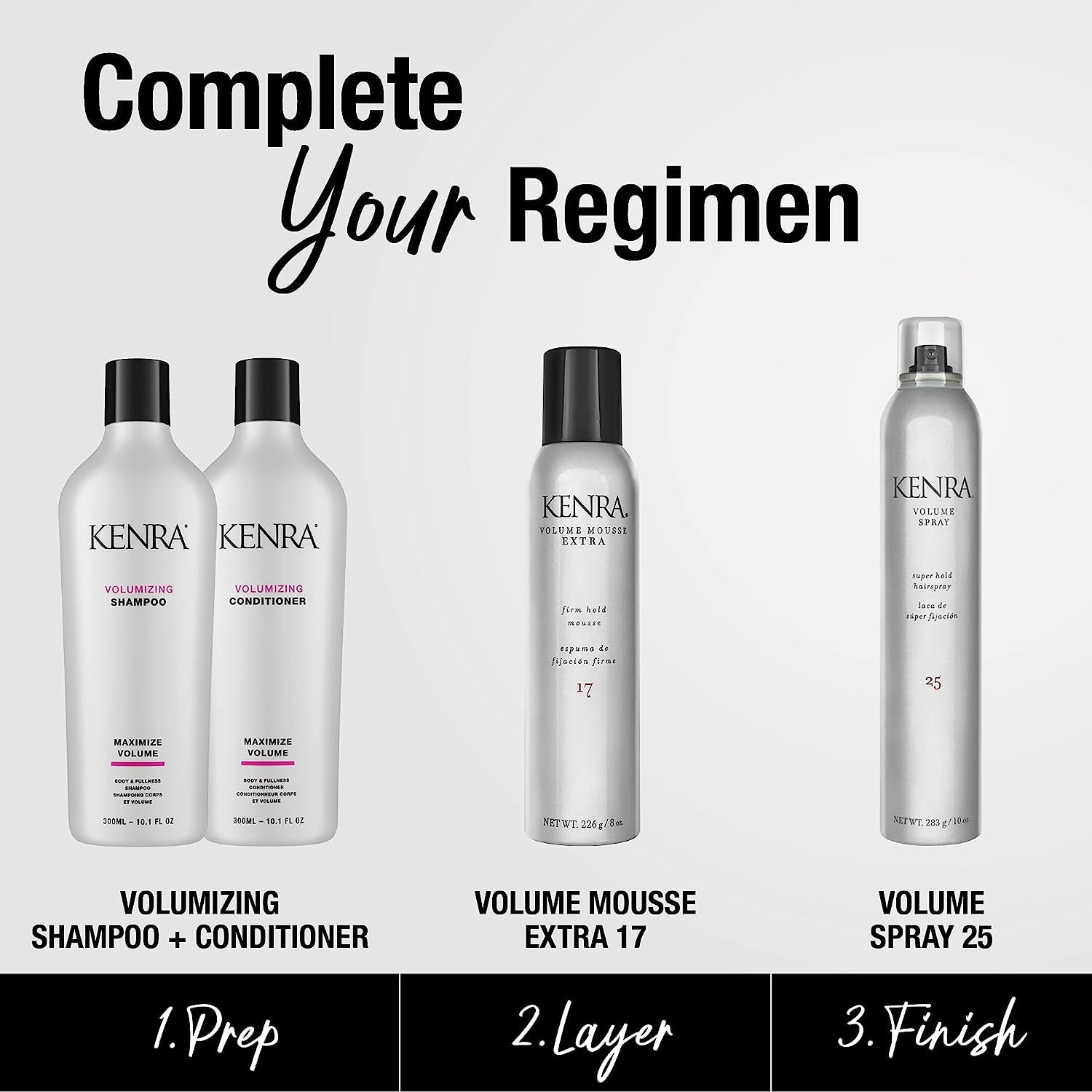 Kenra Volume Spray 25, usage quotidien simple et rapide.