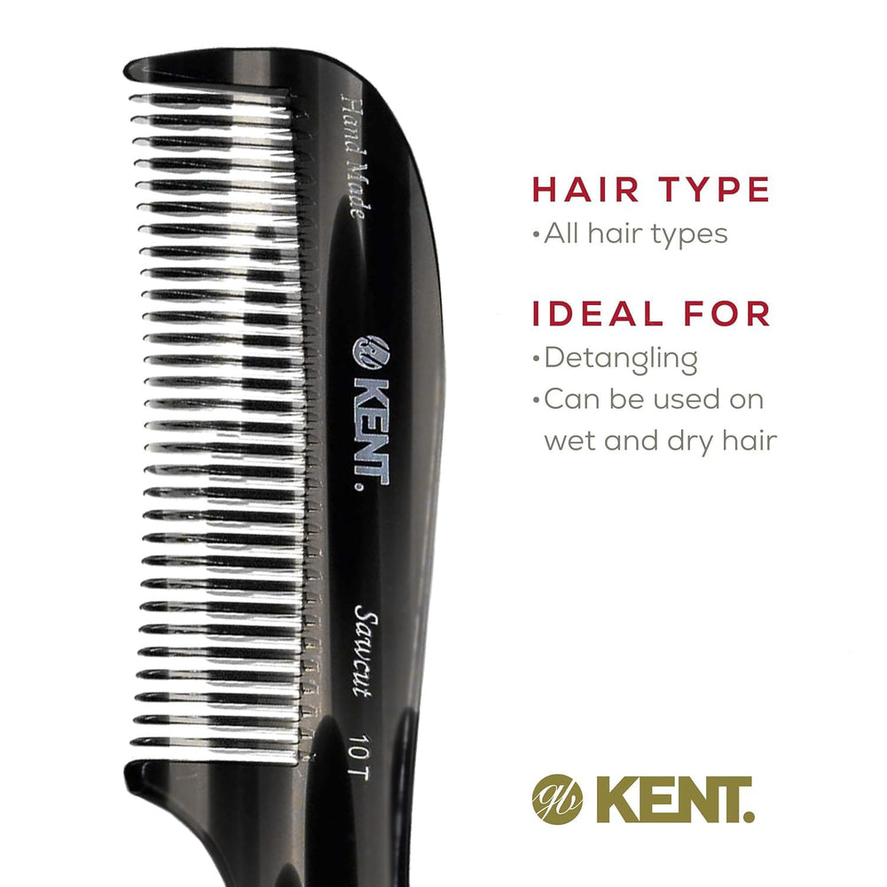 Kent 10T noir graphite – acétate de cellulose durable et sans pétrole.