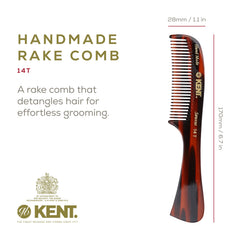 Kent 14T tortue – dents arrondies glissant en douceur.