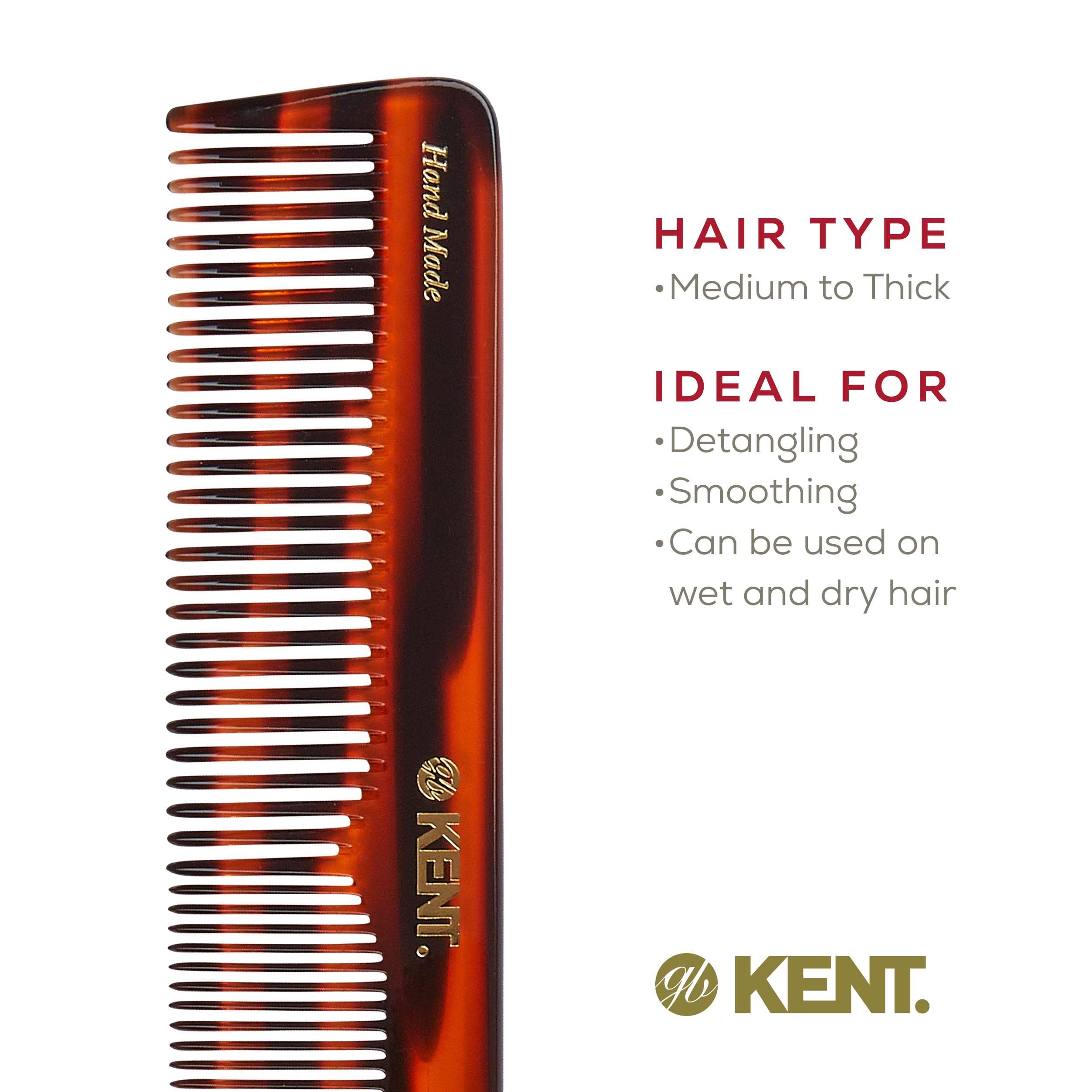 Kent 16T convient à tous les types de cheveux, facile à démêler.