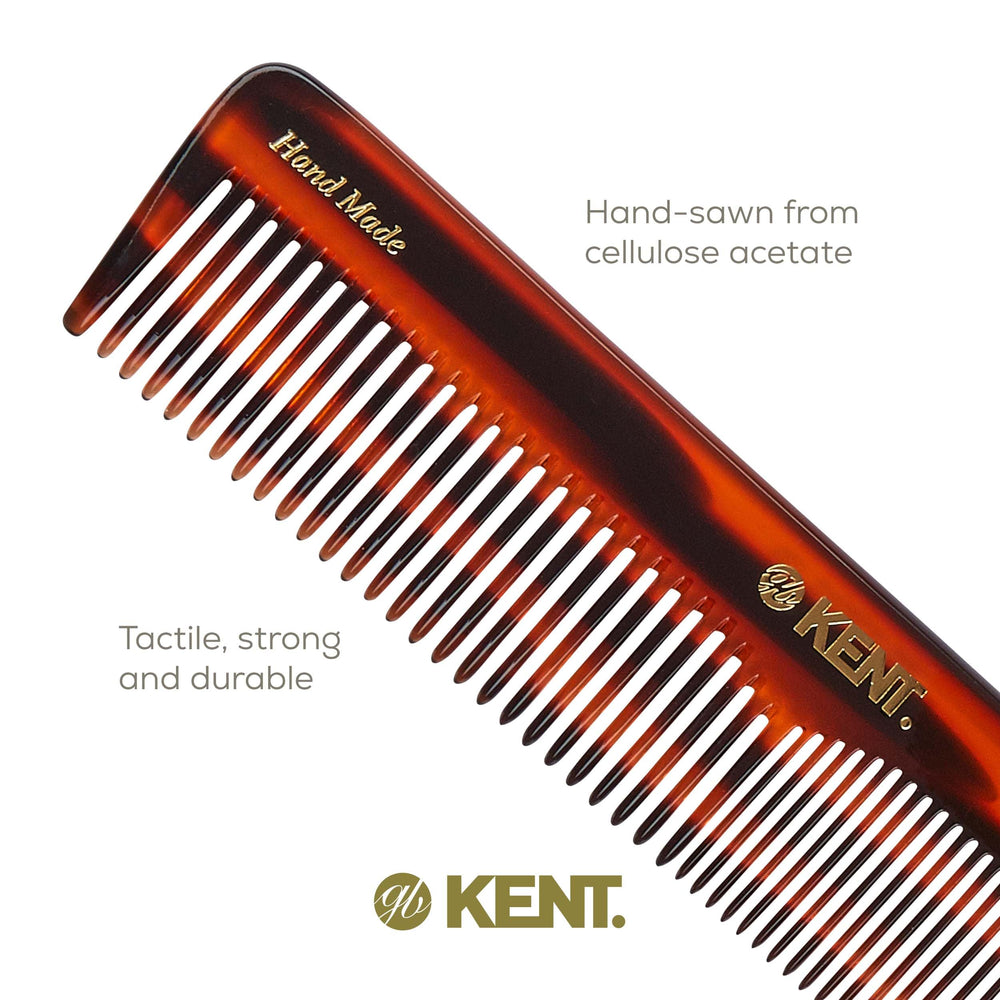 Kent 16T Tortue: finition polie, toucher doux sur le cuir chevelu.