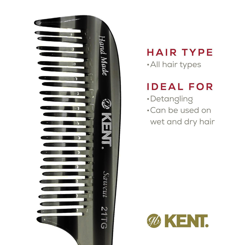 Kent 21T fabriqué en cellulose acetate durable et respectueux des cheveux