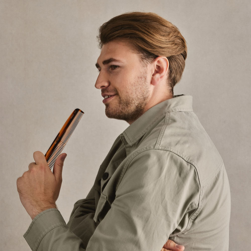Kent 9T peigne écaille tortue, parfait pour moustache et barbe