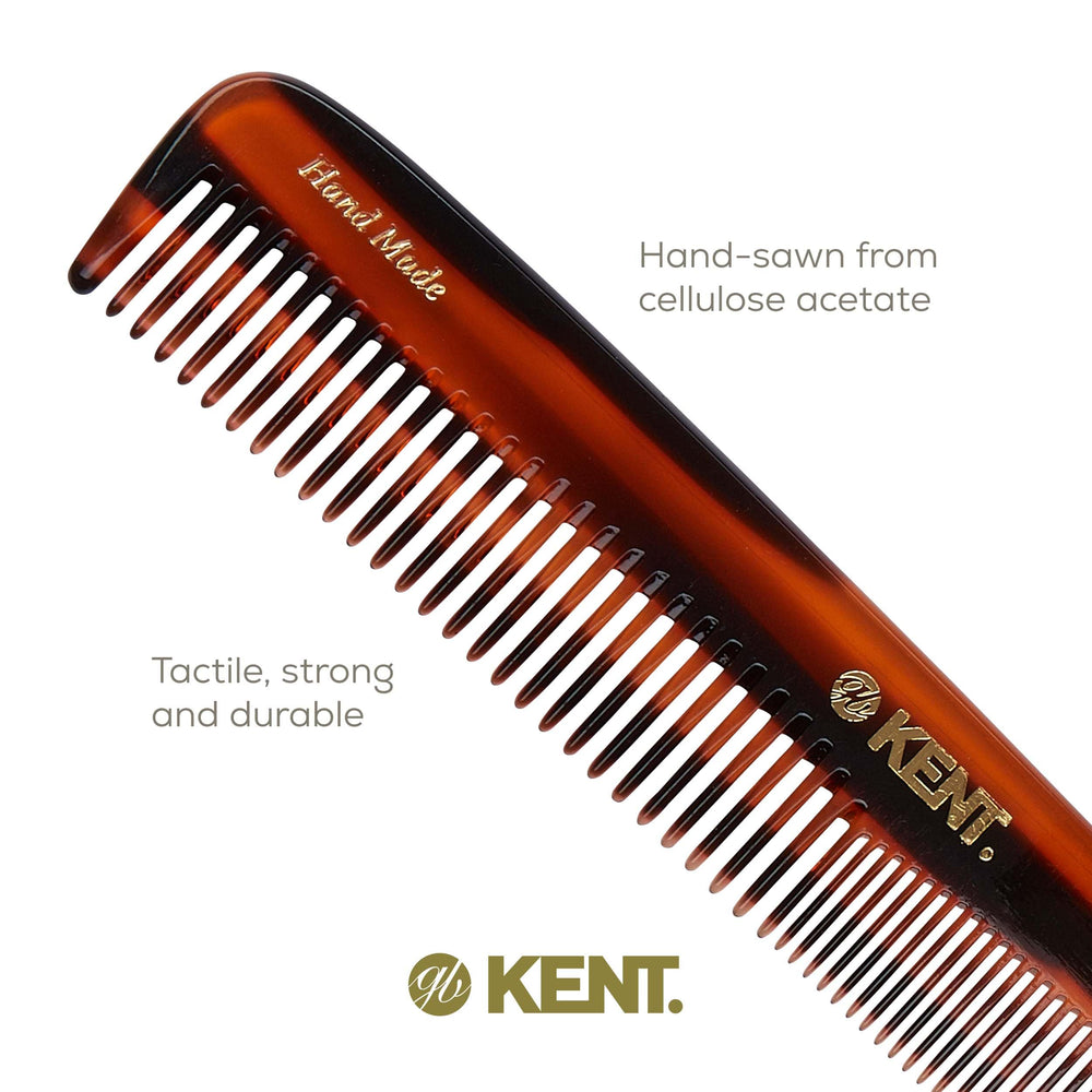 Kent 9T peigne écaille tortue, format poche pratique